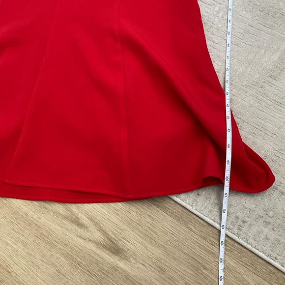 NWT City Chic Iliana Dress in Cherry Size 18 Red with Crystal Flower Detail - Picture 11 of 16